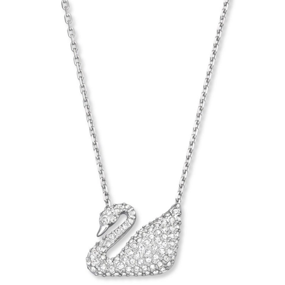 Swarovski swan necklace